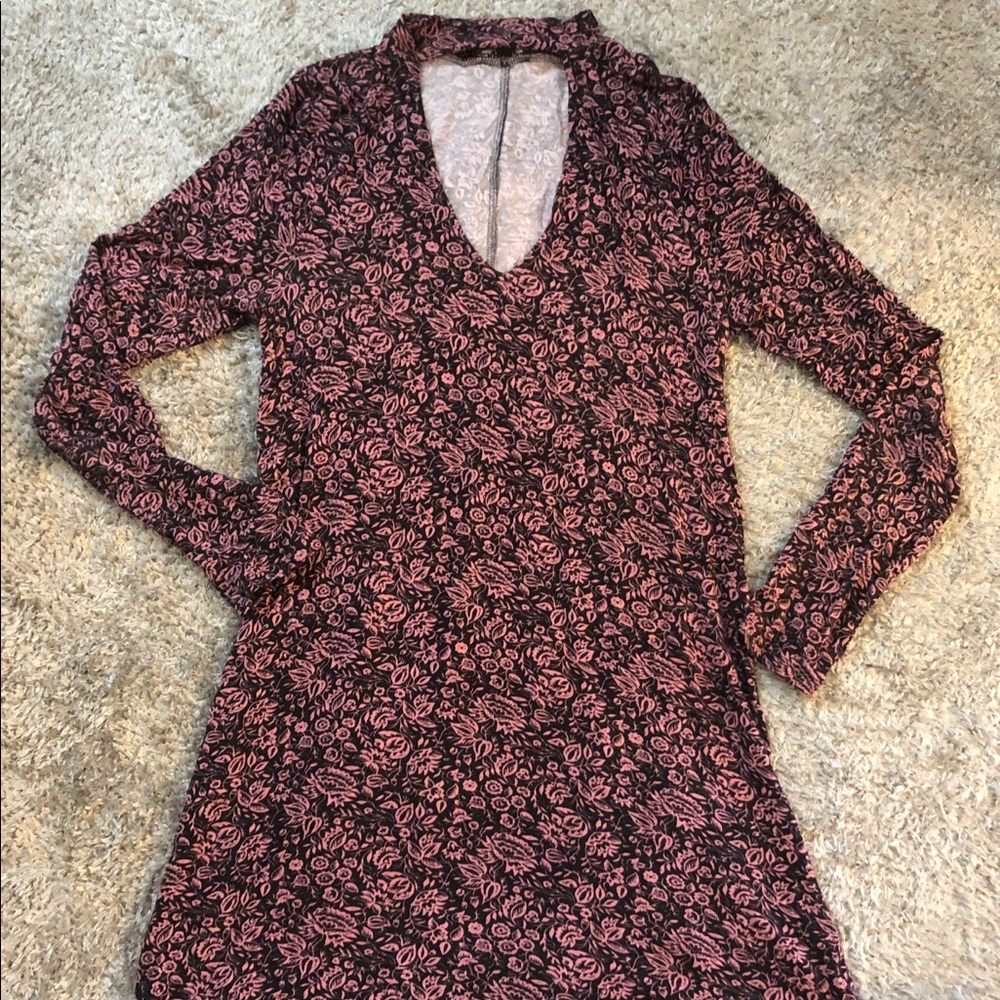 Floral Patterned Express Dress